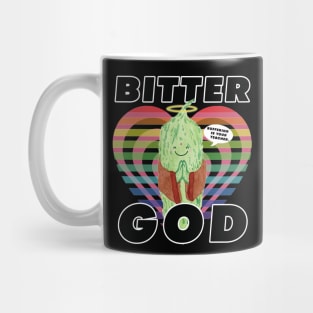 Bitter Gourd God Cute Veggie Pun Mug